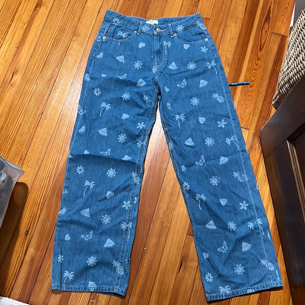 Summer Pattern Comfortable Jeans 🌞✨